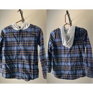 Boys plaid button down